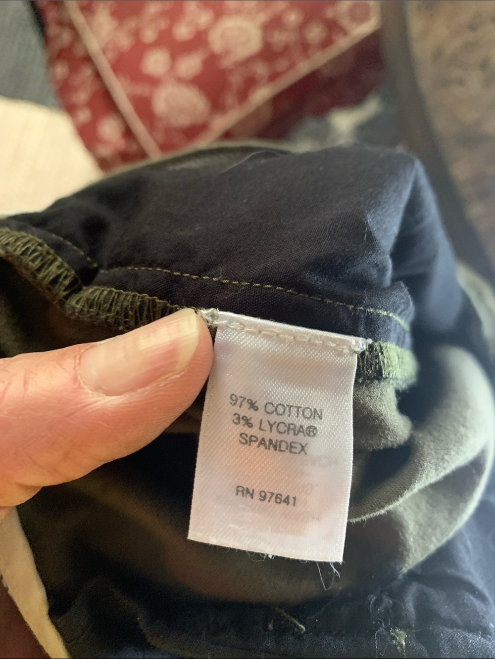 J. Jill Light Olive Green Straight-Leg Live-in Chinos - Picture 5 of 9